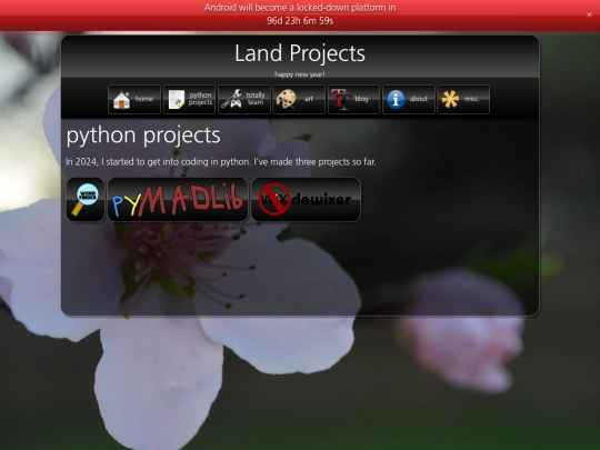 python-projects screenshot