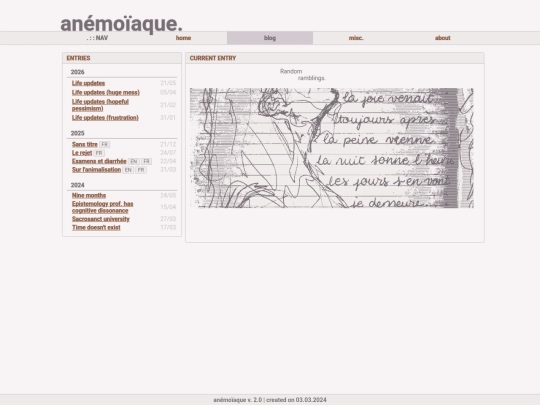 blog screenshot