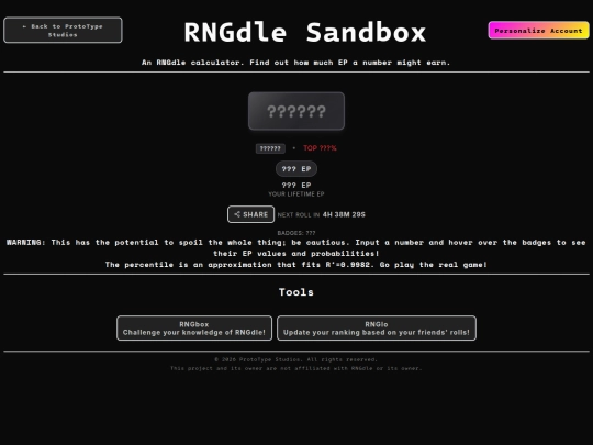 rngdle screenshot