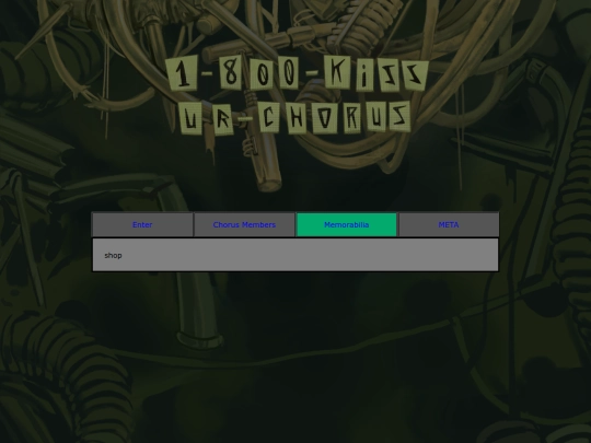 memorabilia screenshot