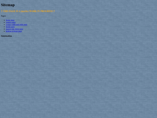 sitemap screenshot