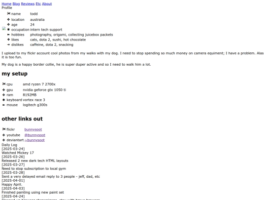 index screenshot
