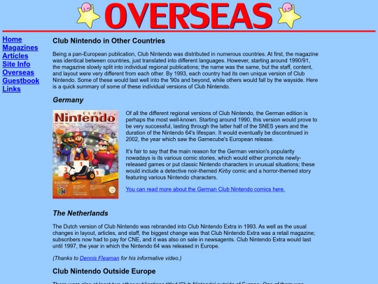 overseas screenshot