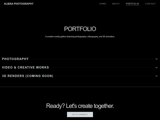 Portfolio screenshot