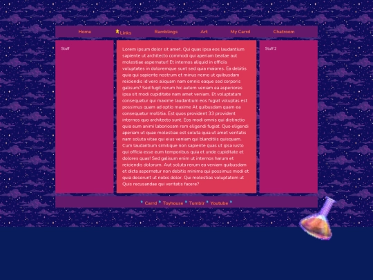 Pages/links screenshot
