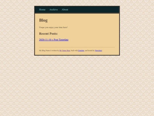 blog screenshot
