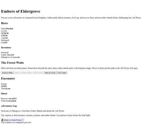 index screenshot