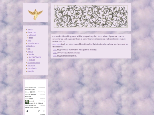 blogposts screenshot