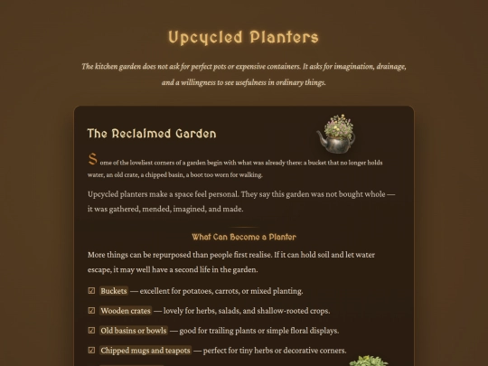 upcycled-planters screenshot
