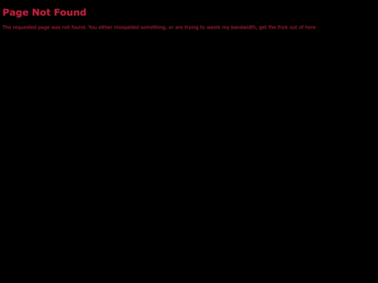 not_found screenshot