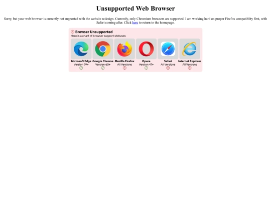 unsupported screenshot