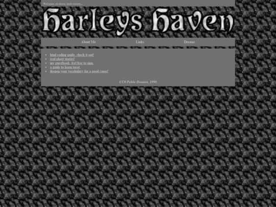 links screenshot