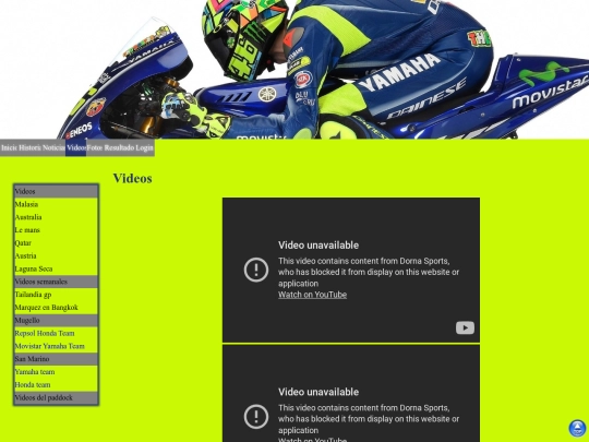 videos screenshot