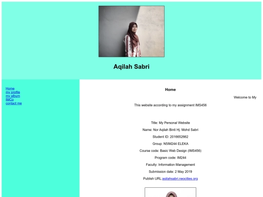 aboutme screenshot
