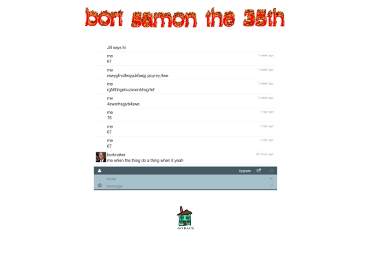 messageboard screenshot