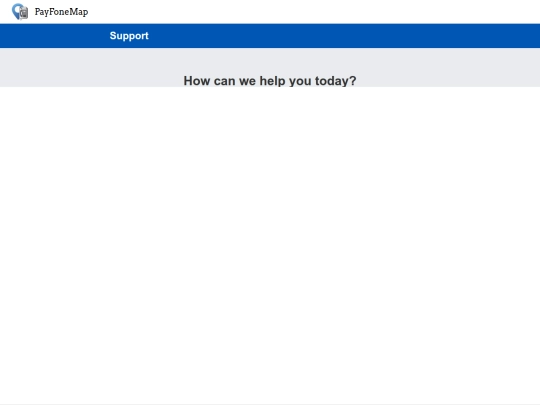 Support screenshot