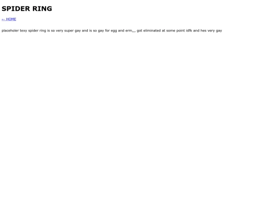 spiderring screenshot