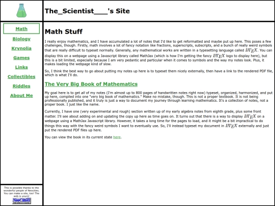 math screenshot