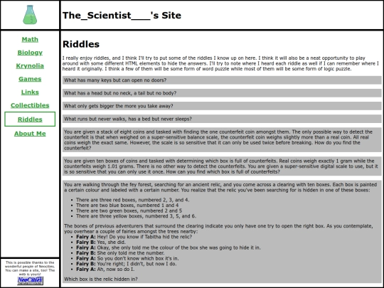 riddles screenshot