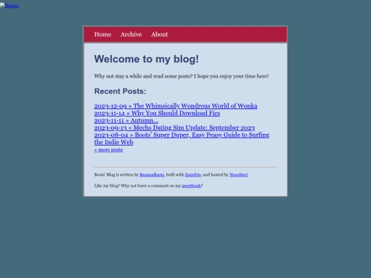 blog screenshot