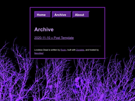 archive screenshot