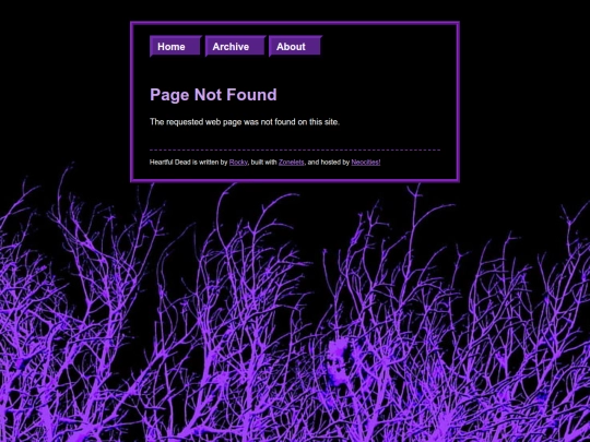 not_found screenshot