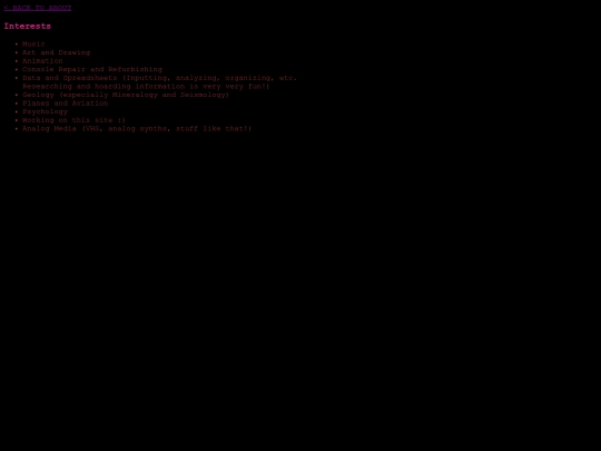 about/other screenshot