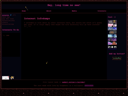 interests screenshot