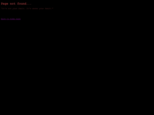 not_found screenshot