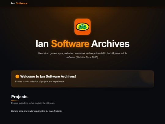 IanSoftwareArchive/Home screenshot