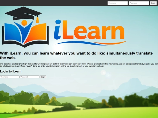 iLearn2 screenshot