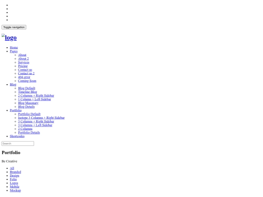 triangle/triangle/template/multicolor/portfolio screenshot