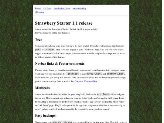 blogtest/minifeeds/updates/update2 screenshot