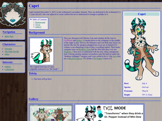 characters/capri screenshot