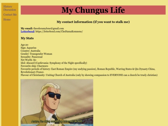 Contact screenshot