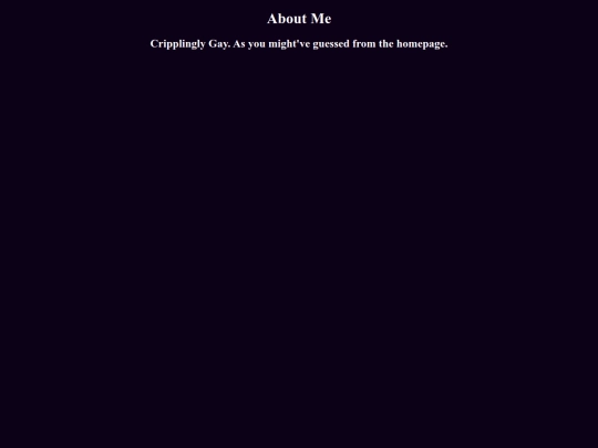 AboutMe screenshot