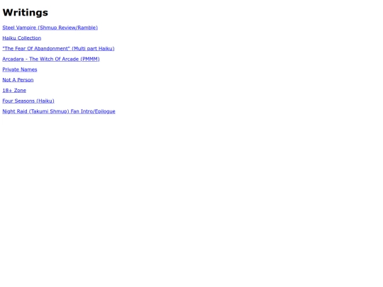 microfictionlist screenshot