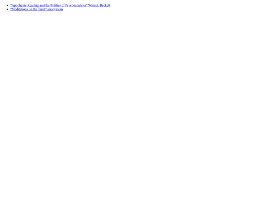 reading list screenshot