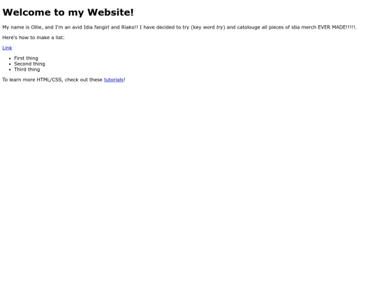 index screenshot