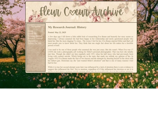 history screenshot