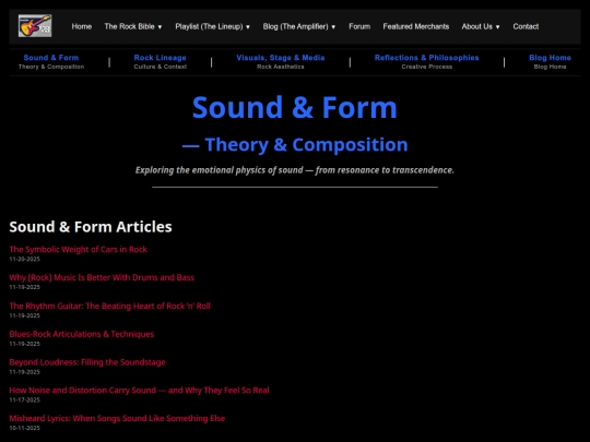 blog/sound-and-form screenshot