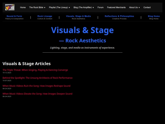 blog/visuals-and-stage screenshot