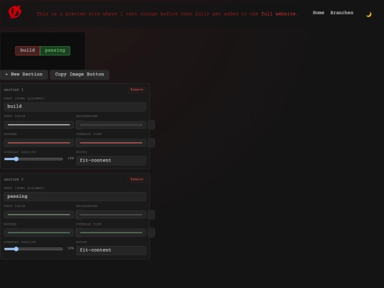 experiments/badge screenshot