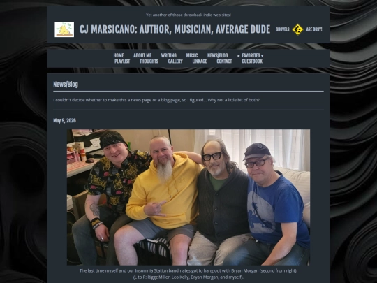 news-blog screenshot