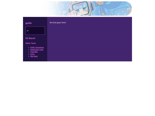 index screenshot