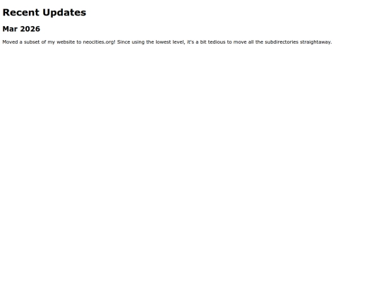 updates screenshot