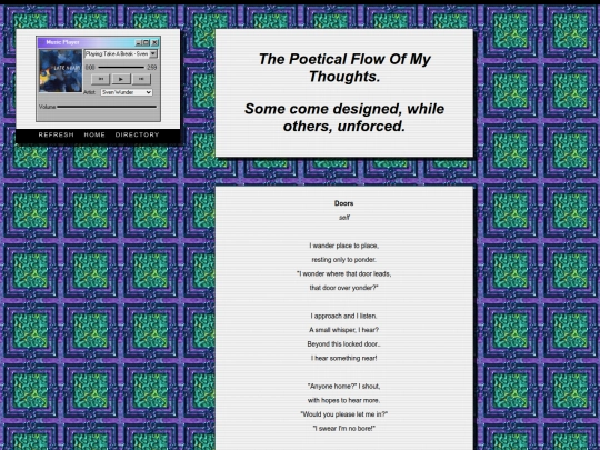 poetry screenshot