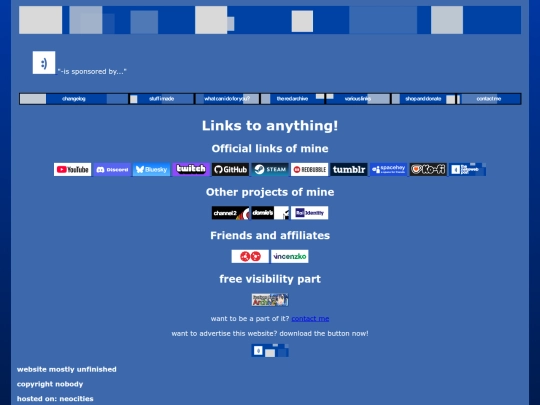 links screenshot