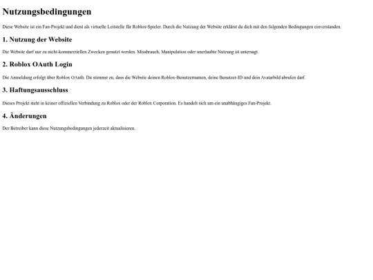 terms screenshot