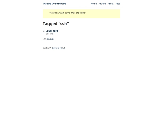 tags/ssh screenshot
